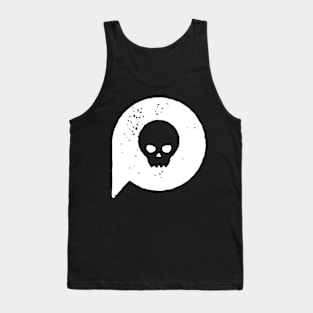 Hipster Skull - Skull Icon Skull Design Gothic Punk Skull Vintage Distressed Tank Top